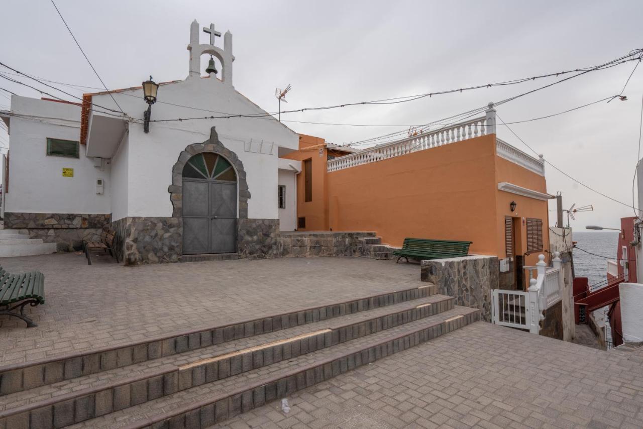 Romantic Cave With Big Terrace Overlooking The Sea Santa Cruz de Tenerife Exterior foto